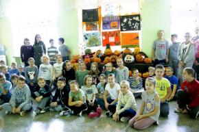 Halloween w Szkole  Podstawowej w Słomnikach